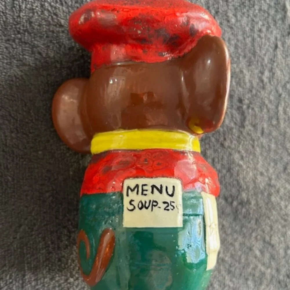 Vintage Ceramic Mouse Pen & Pencil Holder